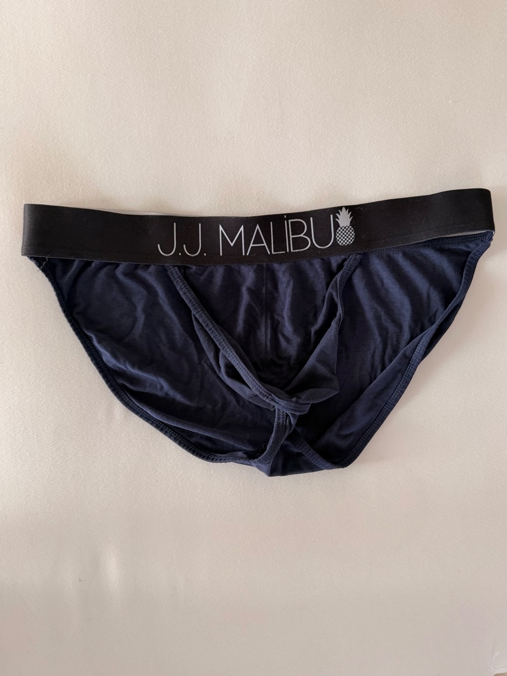 Navy JJ Malibu Men's Navy Jock Briefs